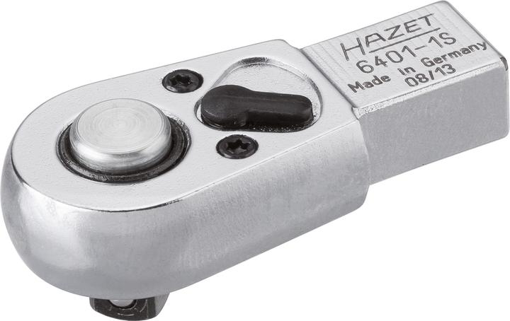 Produktbild HAZET Einsteck-Umschaltknarre 6401-1S ∙ Einsteck-Vierkant 9 x 12 mm ∙ Vierkant 6,3 mm (1/4 Zoll)