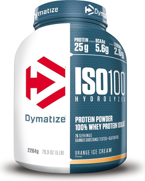 Actual product image Dymatize Iso 100 (Orange Ice Cream, 1 pcs., 2264 g)