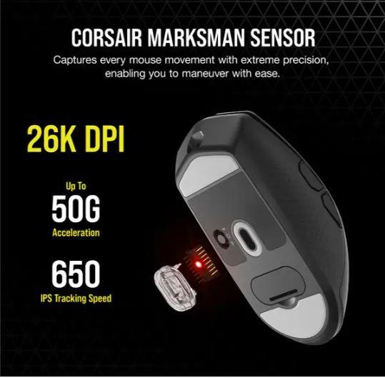 Produktbild Corsair Katar Elite RGB (Kabellos, Kabelgebunden)