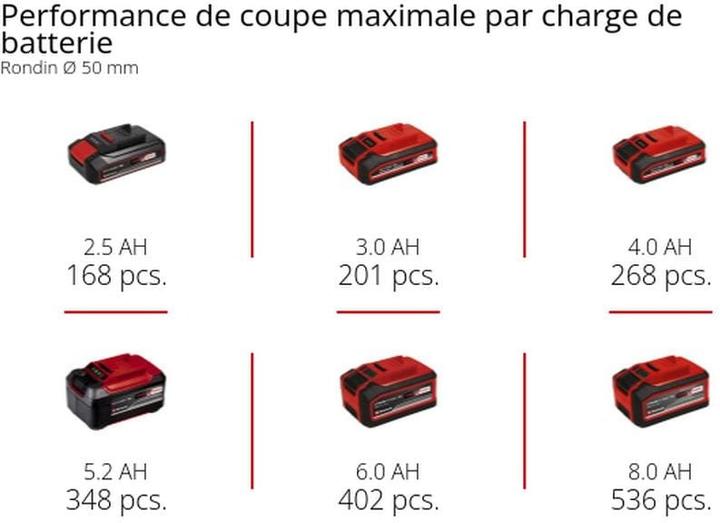 Immagine prodotto Einhell PROFESSIONAL Akku-Astkettensäge GP-PS 18/20 Li BL-Solo 4600080 (Sega a catena a batteria)