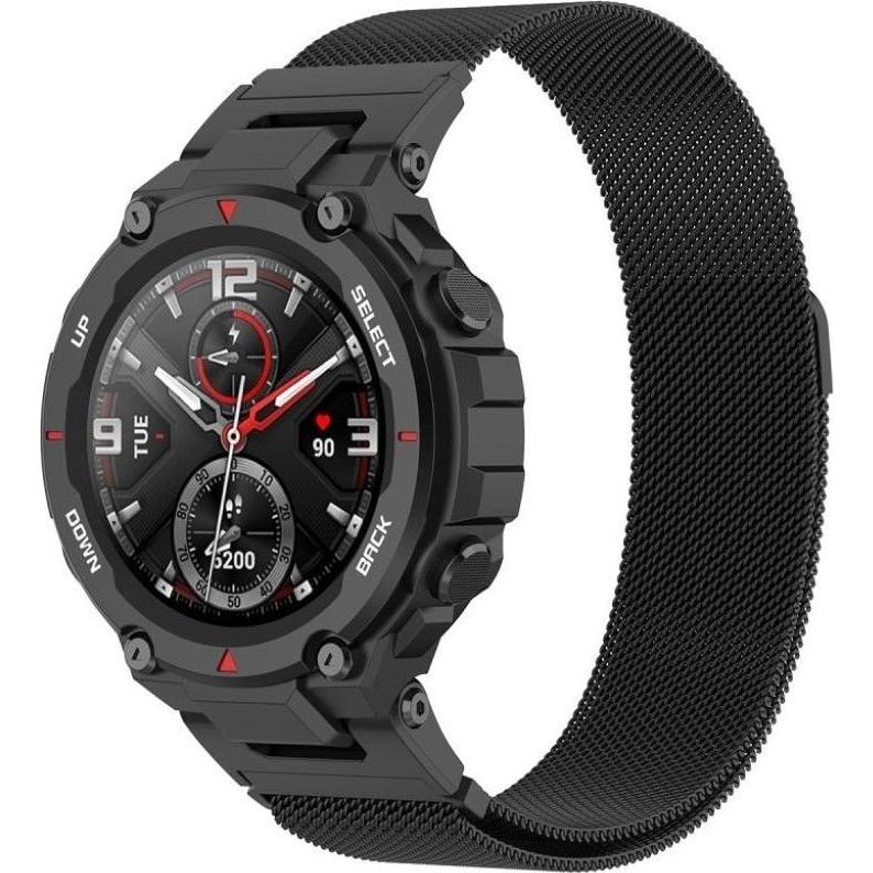 Strap-it Armband (T-Rex), Uhrenarmband, Schwarz