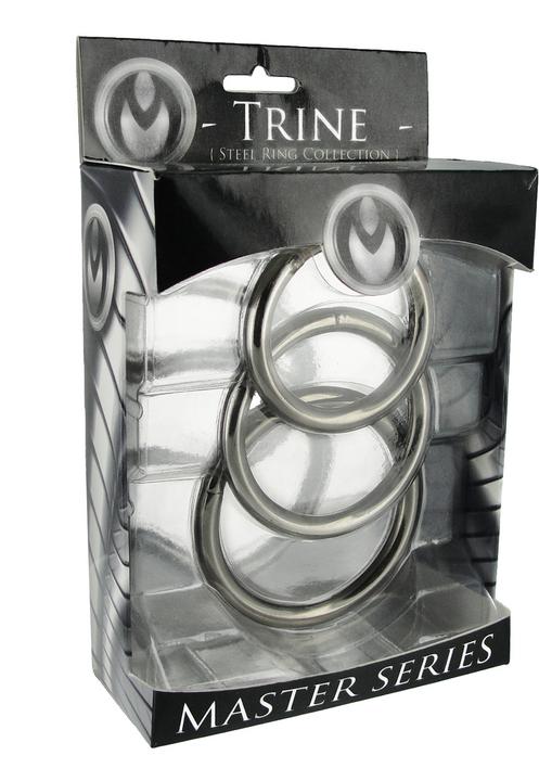 Produktbild Master Series Trine - Steel Cockring Collection (4 cm)