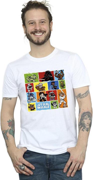 Produktbild Star Wars Comic Drawing Montage TShirt (L)