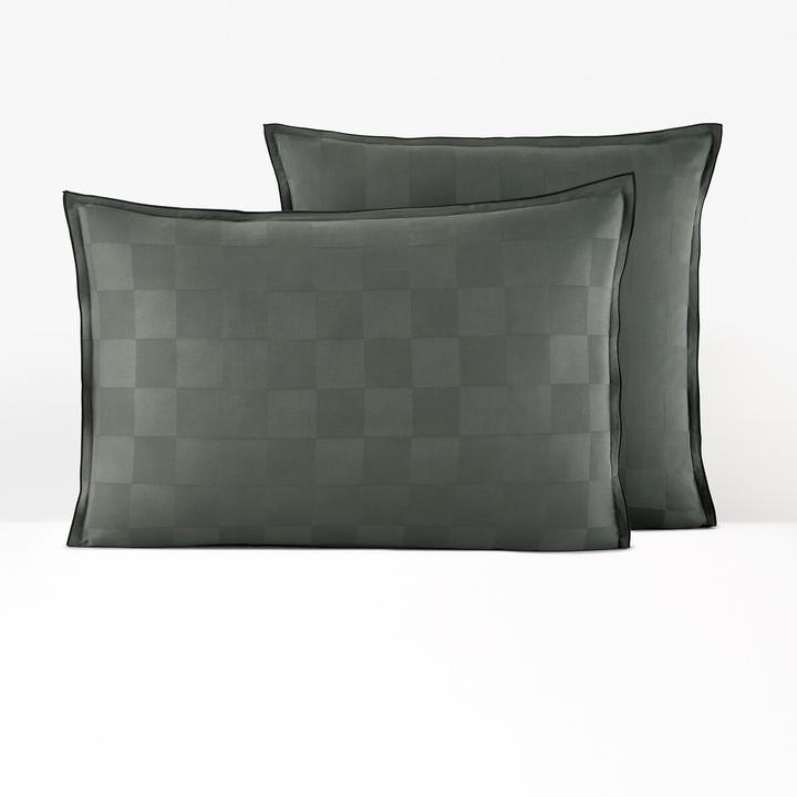 Actual product image La Redoute Interieurs Victor Damier (Pillowcase, 50 x 70 cm)