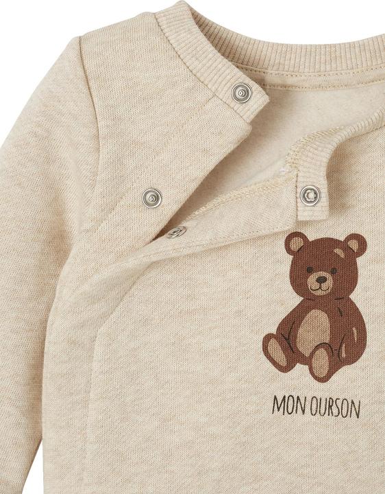 Actual product image Vertbaudet Baby-Set mit Teddyprint: Wickeljacke & Hose (68)