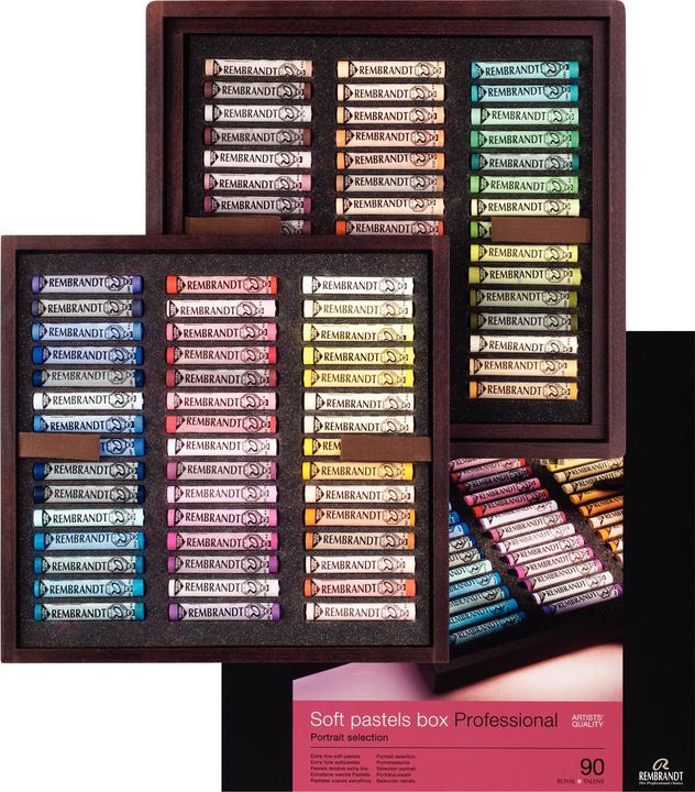 Actual product image Royal Talens REMBRANDT Malkasten Weiche Pastelle PROF. (90x)