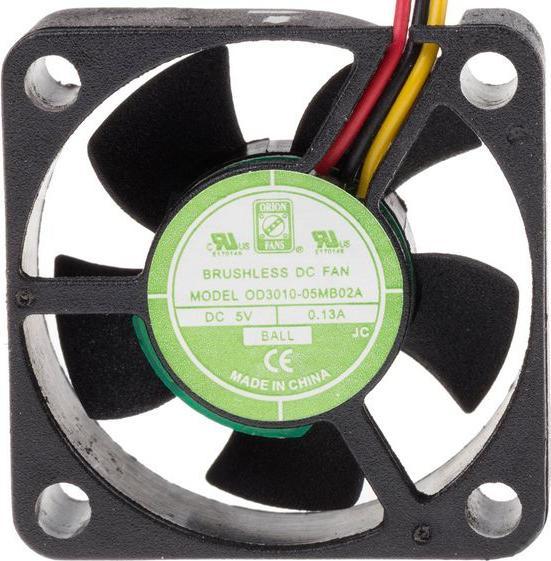 Produktbild RS PRO DC fan, alarm, 30x10mm 5.61cu.m/h 5V