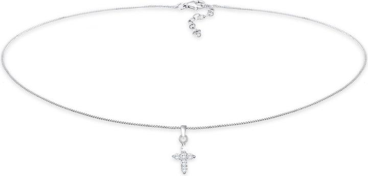 Immagine prodotto Elli Choker Kreuz Zirkonia Kristall (925 Argento, 36 cm)