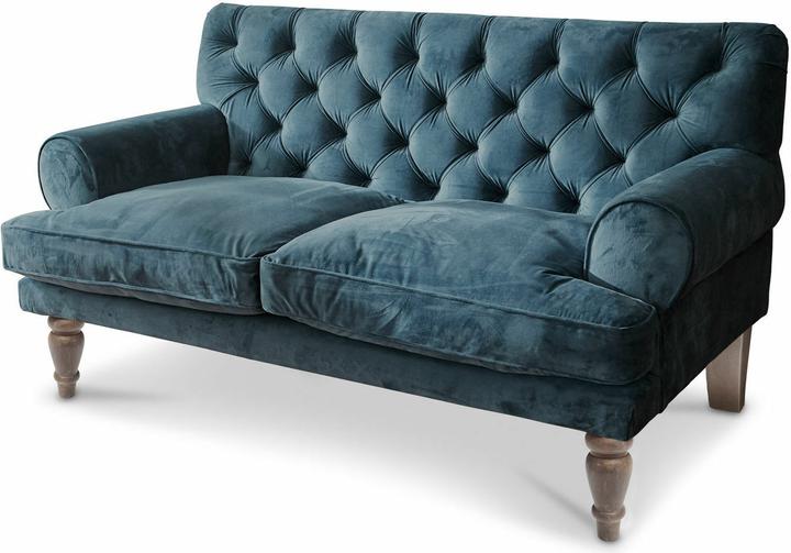 Produktbild Loberon Sofa Carme blau (2-Sitzer)