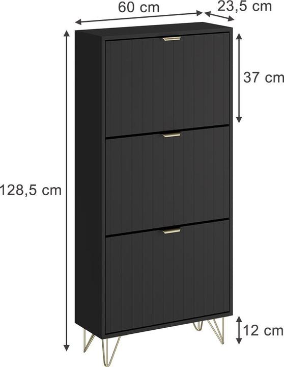 Produktbild Vicco Helge (60 x 23.50 x 128.50 cm)