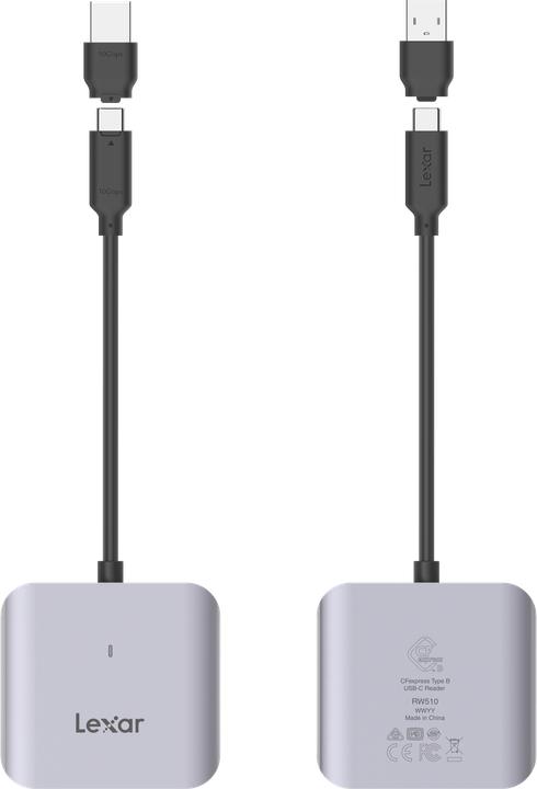 Produktbild Lexar CFexpress Type B USB-C Reader RW510 (USB 3.1, USB 3.2)