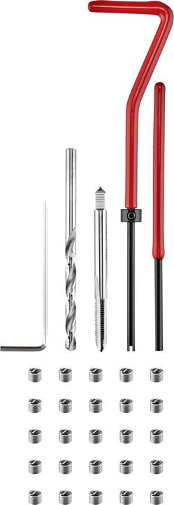 Actual product image Toolcraft 30pcs. thread repair kit M4