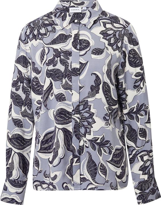 Immagine prodotto Comma Bluse Bluse mit All-over-Print und verdeckter Knopfleiste (40)