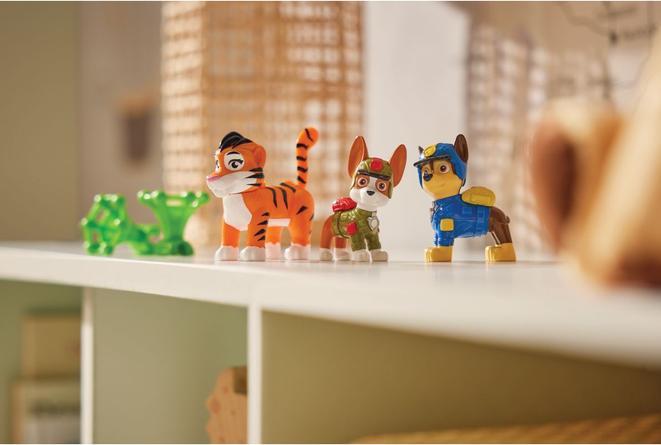 Produktbild Spin Master Paw Patrol: Jungle Pups Chase, Tracker & Tiger, Actionfiguren mit Geschoss, Kinderspielzeug für Jung