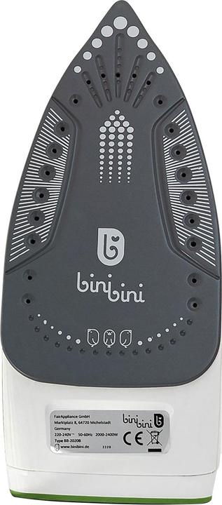 Actual product image Binibini The Green Steam Iron (2200 W)