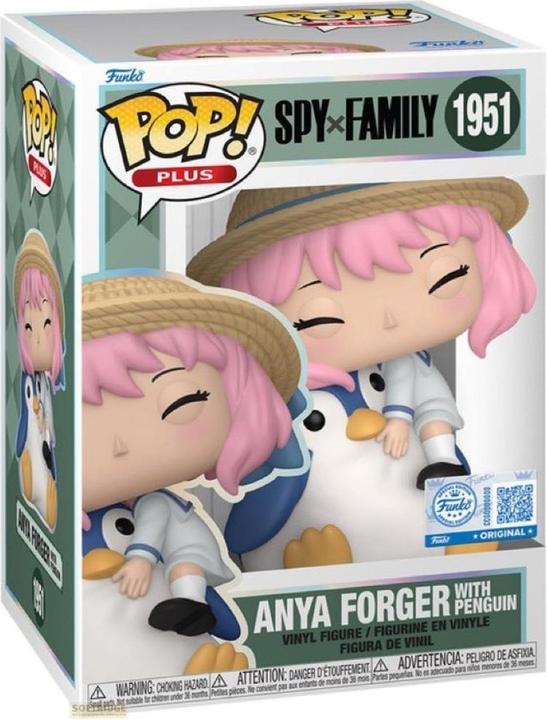 Actual product image Funko POP! Spy x Family - Anya Forger with Penguin Exclusive