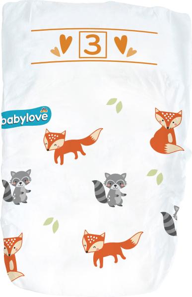 Actual product image dm babylove Premium-Windeln (Size 3, Pack, 92 Piece)