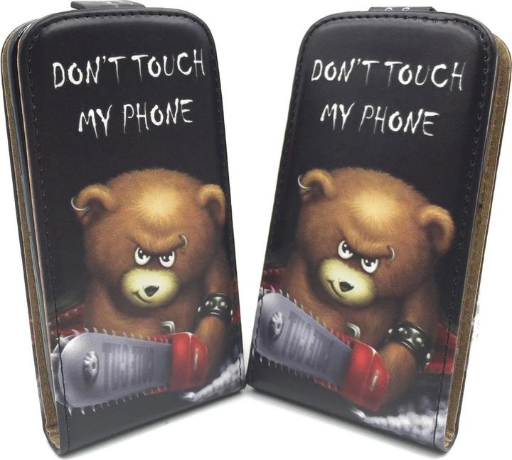Produktbild König Design Handyhülle für Samsung Galaxy S4 Mini Schutztasche Wallet Cover 360 Case Schwarz (Samsung Galaxy S4 mini)