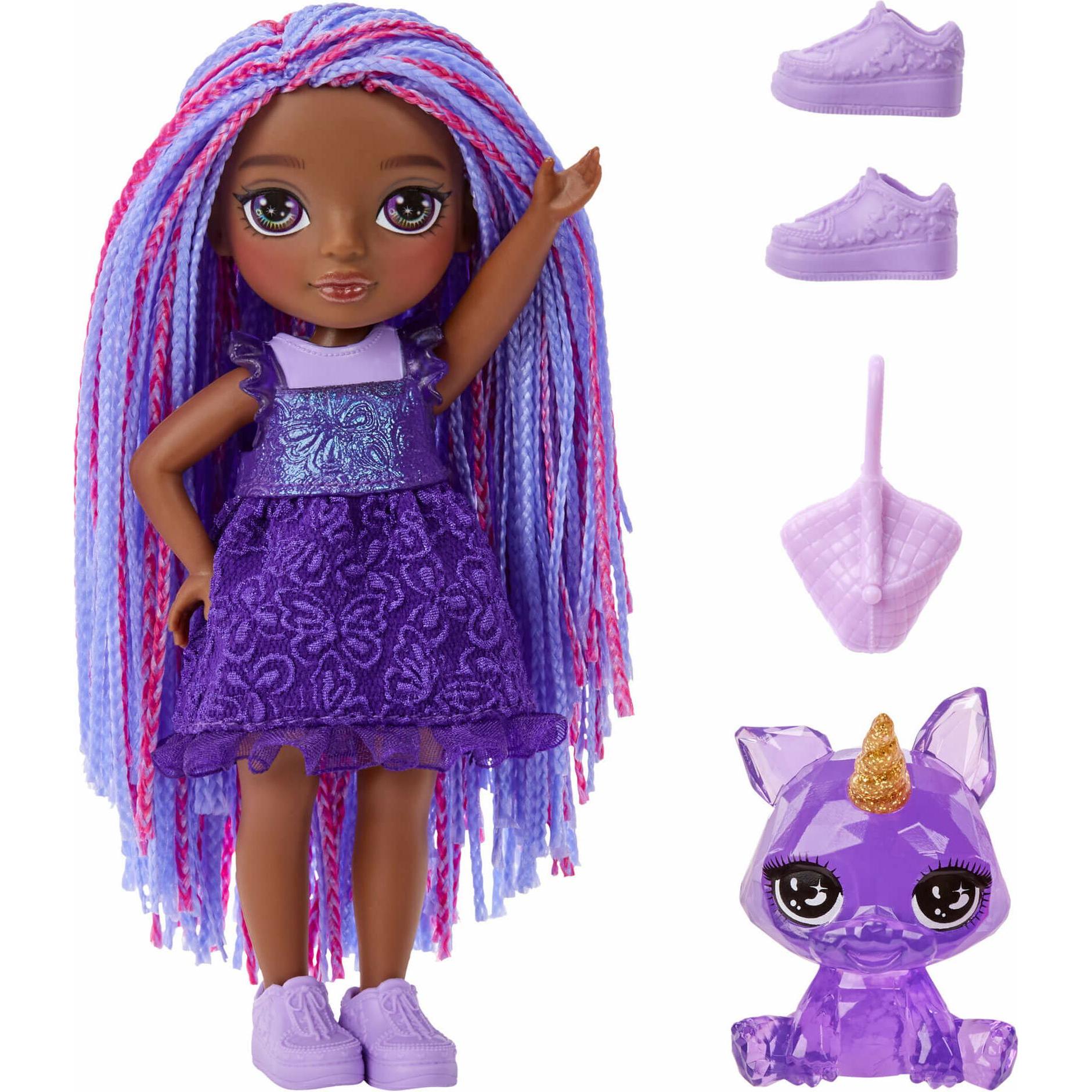 Thumbnail - MGA Rainbow High Littles Dolls- Indigo (Dk Purple)