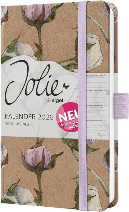 Immagine prodotto Sigel Agenda tascabile Jolie Pure (9,5 x 15 cm, Tedesco, Francese, Olandese, Inglese)