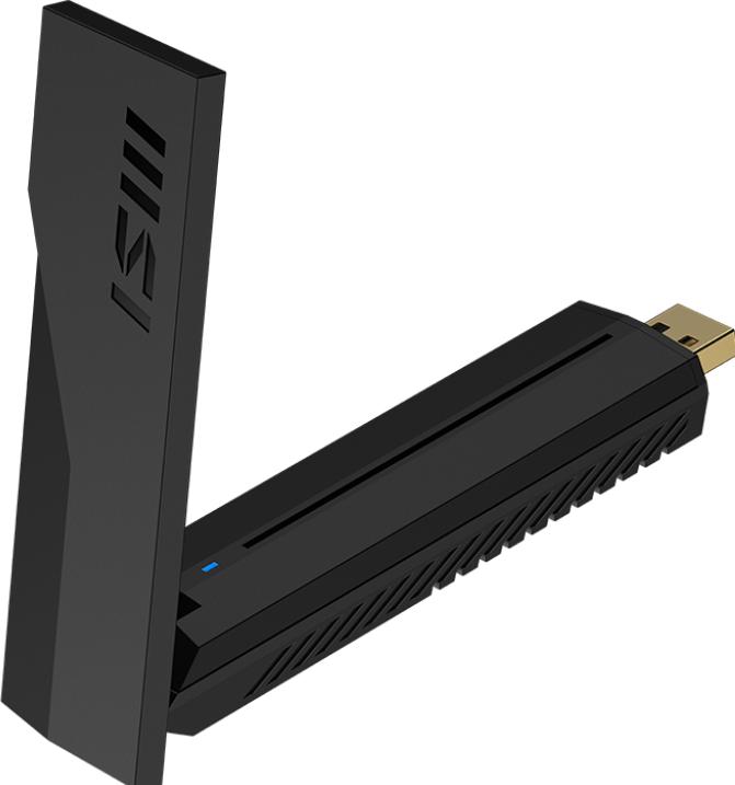 Productafbeelding MSI BE6500 WiFi 7 USB Adapter (USB 3.2)