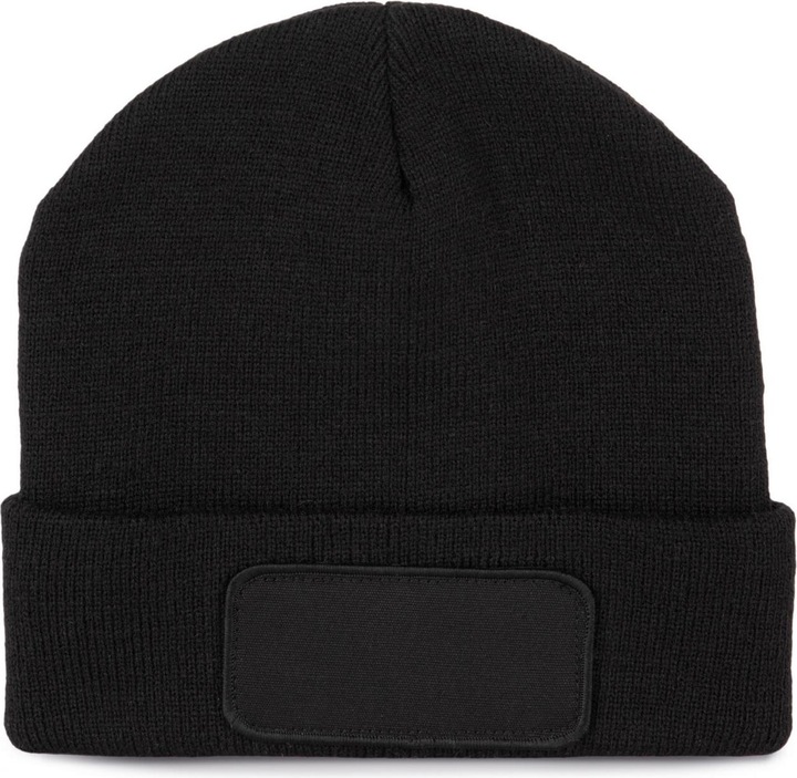 Actual product image K-up Recycled beanie with patch and thinsulate lining