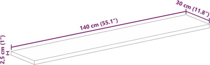 Produktbild vidaXL Keilani (140 x 30 x 2,5 cm)