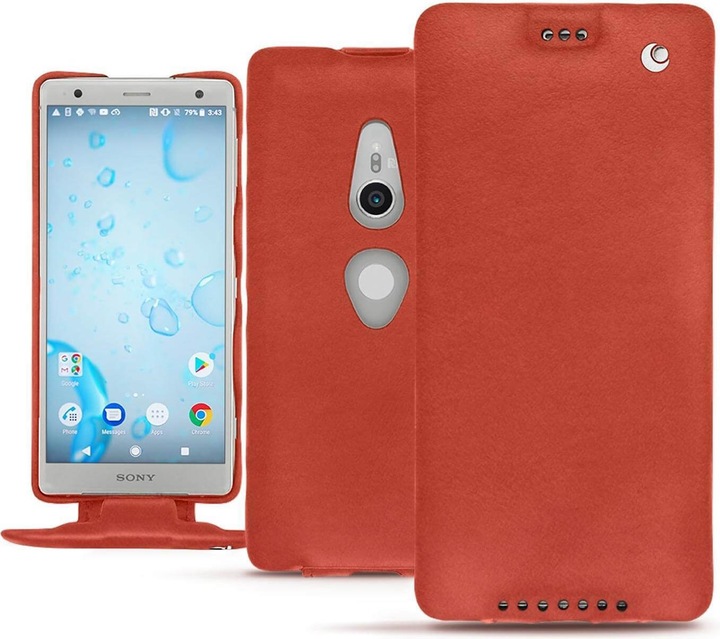Actual product image Noreve Leather cover vertical (Sony Xperia XZ2)