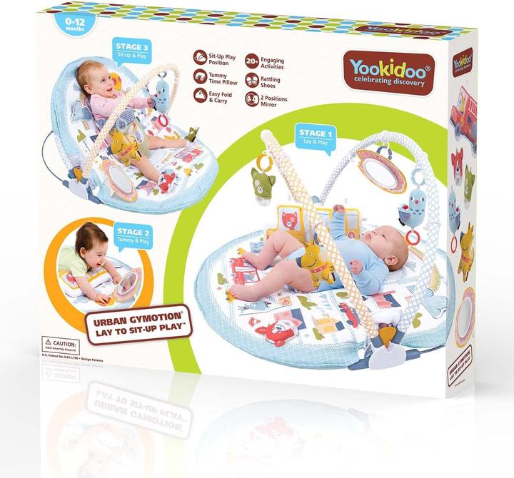 Actual product image Yookidoo Urban Gymotion Lay to Sit-Up Play - (YO40165)