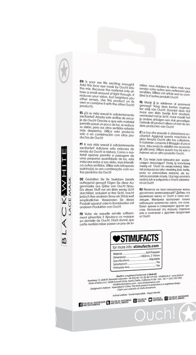 Produktbild Ouch! Lace Mask - With Elastic Straps