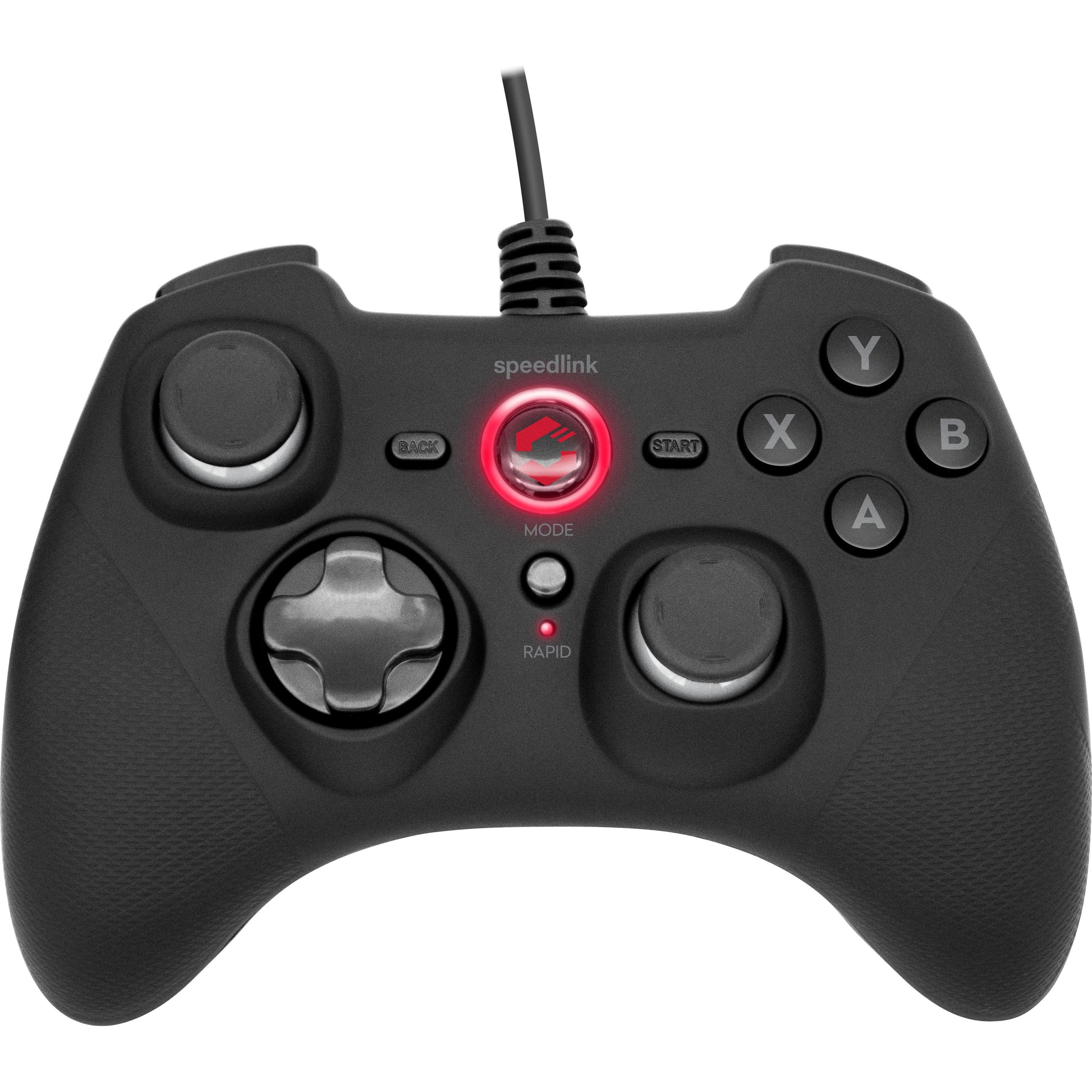 Speedlink Rait (Switch, PS3, PC), Gaming Controller, Schwarz