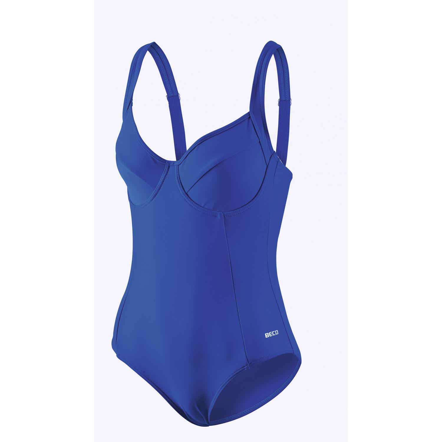 Beco, Damen, Badeanzug, Beermann GmbH Bügel-Badeanzug C-Cup Standard blau 44, Blau, (44)