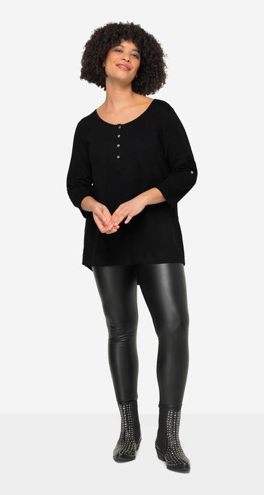 Produktbild Angel of Style T-Shirt, Rundhals mit Knopfleiste, 3/4-Ärmel (48)