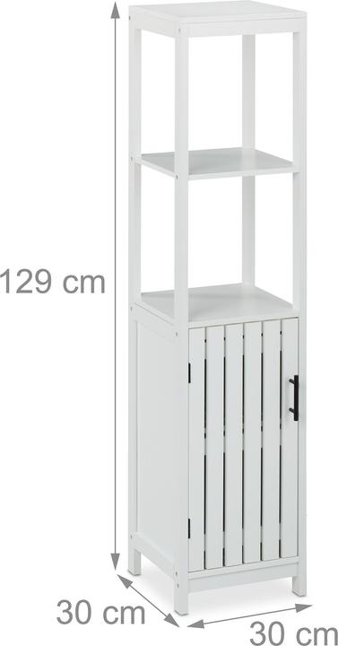 Actual product image Relaxdays Bathroom cabinet (30 x 30 x 129 cm)