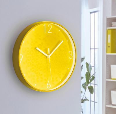 Image du produit Leitz Horloge murale WOW 29cm 90150016 jaune (29 cm)