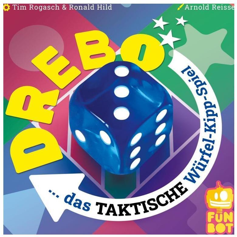 Funbot FUND0005 - Drebo, Würfelspiel, für 2-4 Spieler, ab 7 Jahren (DE-Ausgabe) (Deutsch)