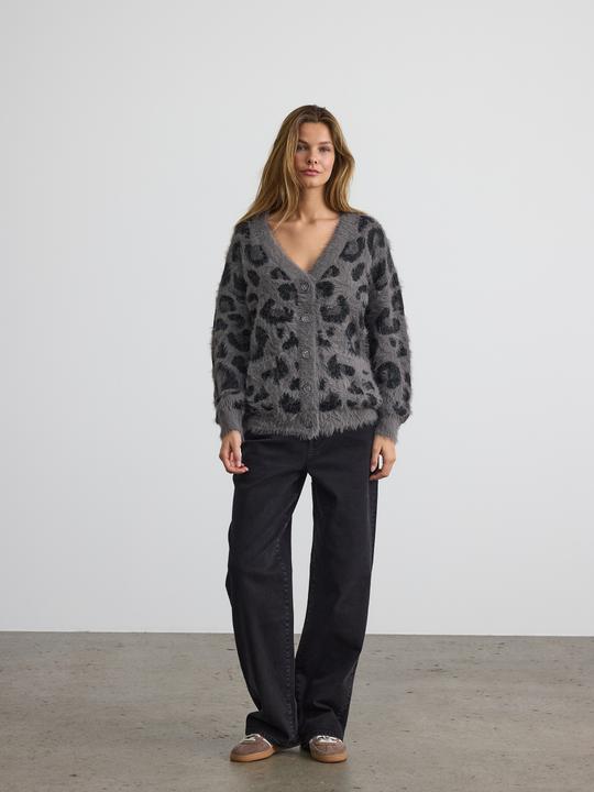 Produktbild Noisy May Animalprint Strickjacke (XS)