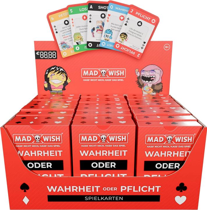 Actual product image Joke Items Playing cards "Truth or Dare" (German)