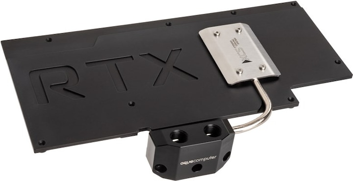 Aqua Computer kryographics NEXT RTX 3080/3090 Strix Backplate GPU - actif XCS