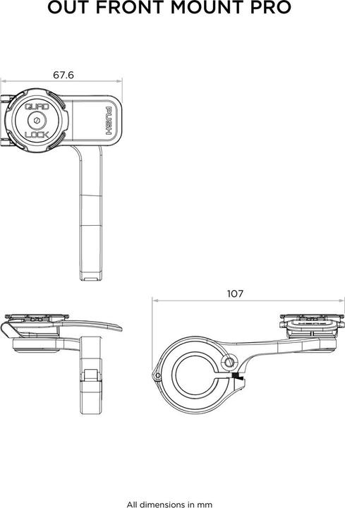 Immagine prodotto Quad Lock Out Front Mount Pro V2