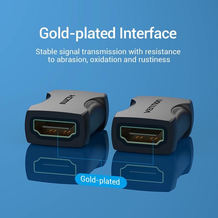 Produktbild Vention HDMI (female) to HDMI (female) Adapter AIRB0 4K, 60Hz, (black) (HDMI, 2.20 cm)