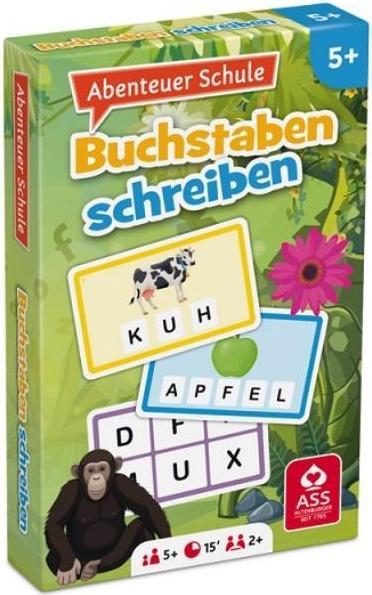 Immagine prodotto ASS Altenburg 22572850 - Scuola di avventura - scrivere lettere, Gioco di carte per 2+ giocatori, età 5+ (Tedesco)