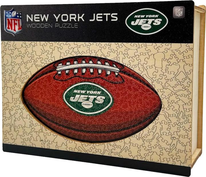 Produktbild Iconic NFL - New York Jets – Football mit Logo - Holz Puzzle Grösse L (500 Teile) (500 Teile)