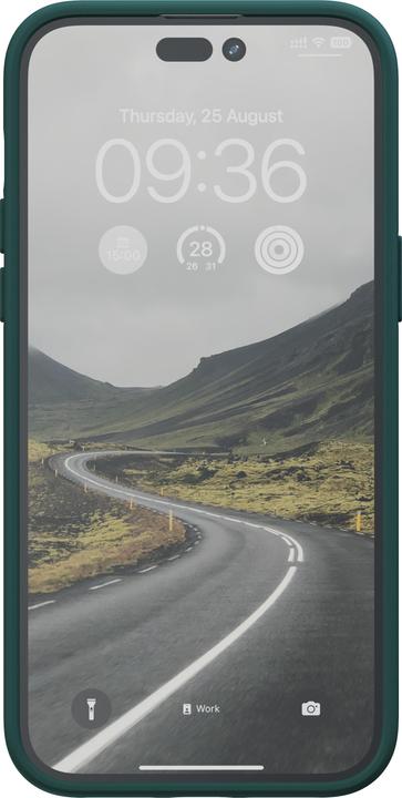 Immagine prodotto Njord Custodia rigida Salm.Leather Magsafe verde (Apple iPhone 14 Pro Max)