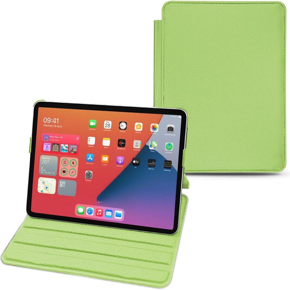 Noreve Lederschutzhülle horizontal (iPad mini 6), Tablet Hülle, Grün