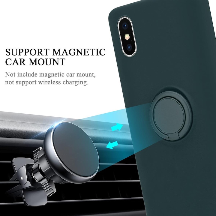Actual product image Cadorabo TPU Liquid Ring Silicone Case Cover (Apple iPhone XS Max)