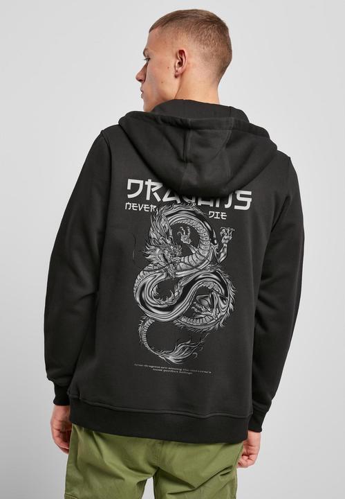 Immagine prodotto Mister Tee Felpa con cappuccio Dragons Never Die Heavy Zip - 132739 (XXL)