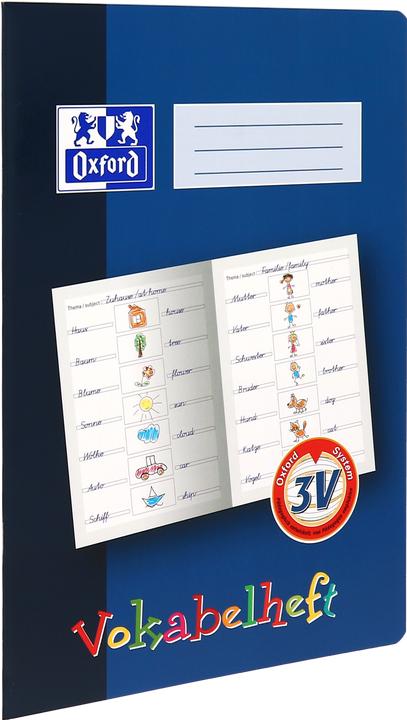 Produktbild Oxford Vokabelheft A4 (A4, Liniert)