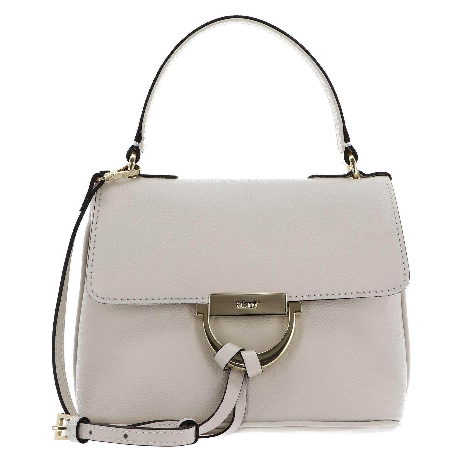 Abro, Damen, Handtasche, Leather Kavir Handbag Temi, Beige