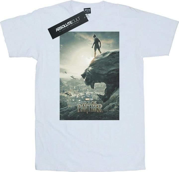Actual product image Mens Black Panther Poster T-Shirt (M)